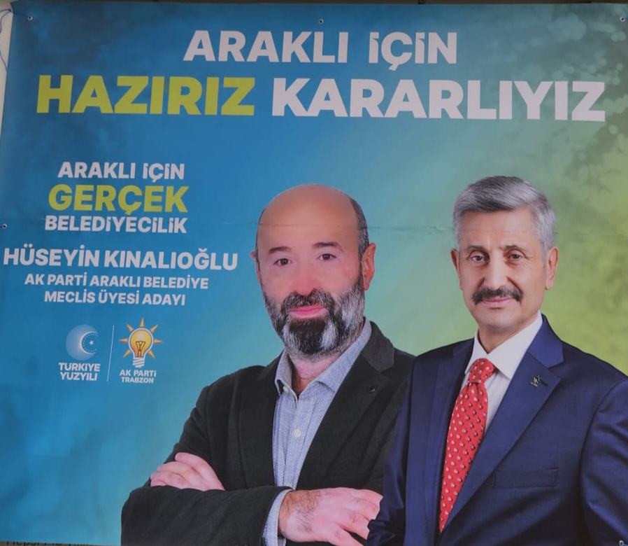 Araklı'da Siyasetin Kilit ismi artık Hüseyin Kınalıoğlu