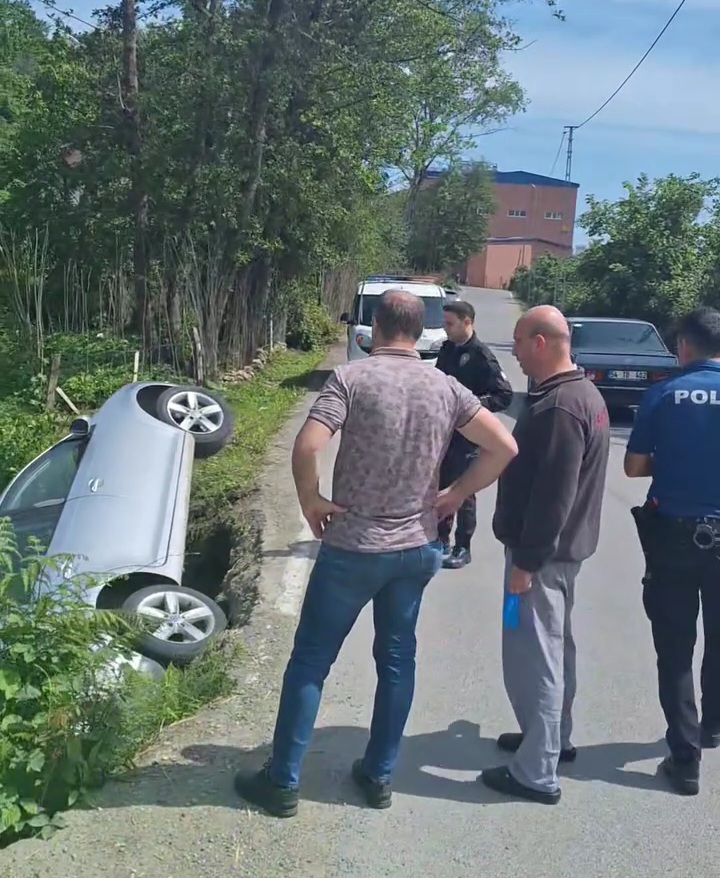 Araklı'da Trafik Kazası! Aynı Yerde Heray Kaza