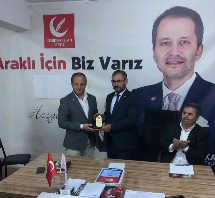 Başkan Değişiyor! Araklı Yeniden Refah Partisinde Başkan Ataması