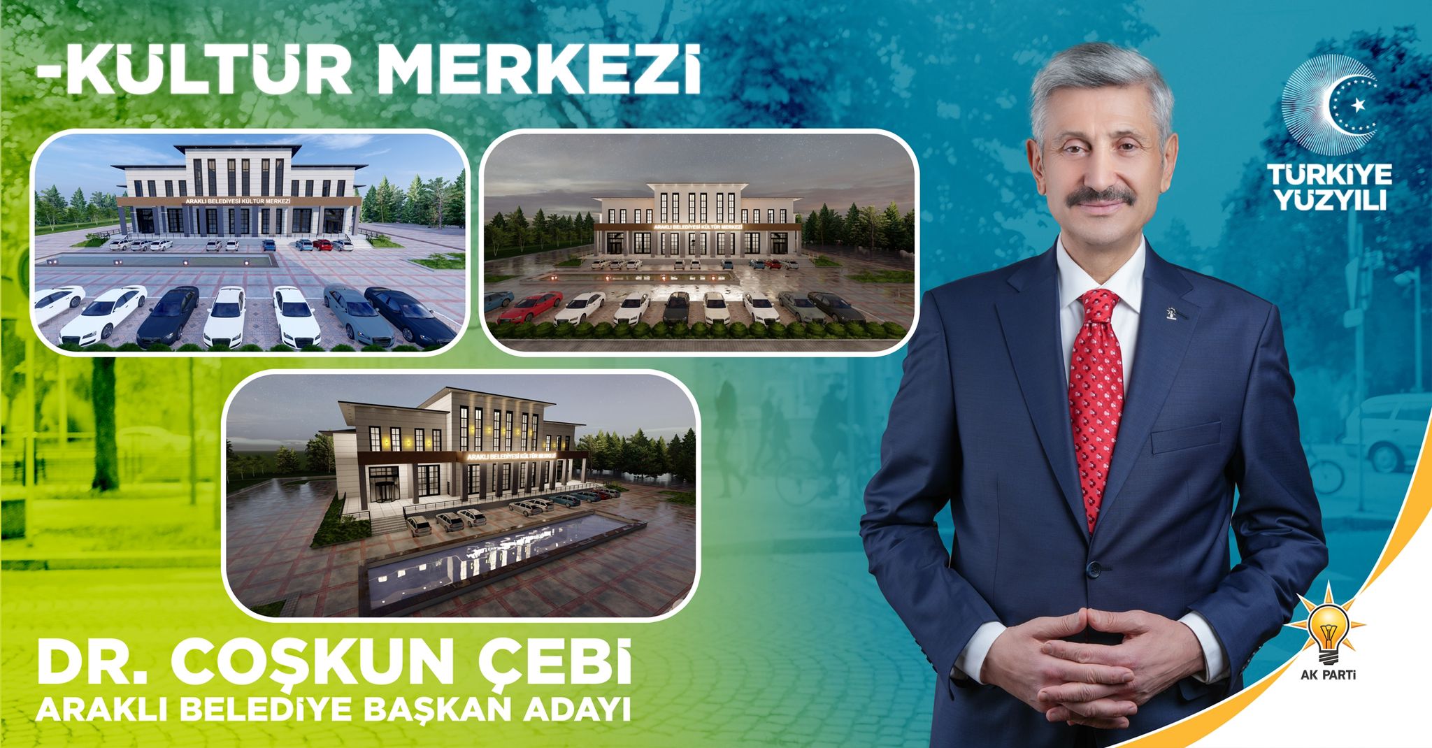 Çebi müjdeyi duyurdu; "Araklı'ya Yeni Kültür Merkezi kazandıracağız"