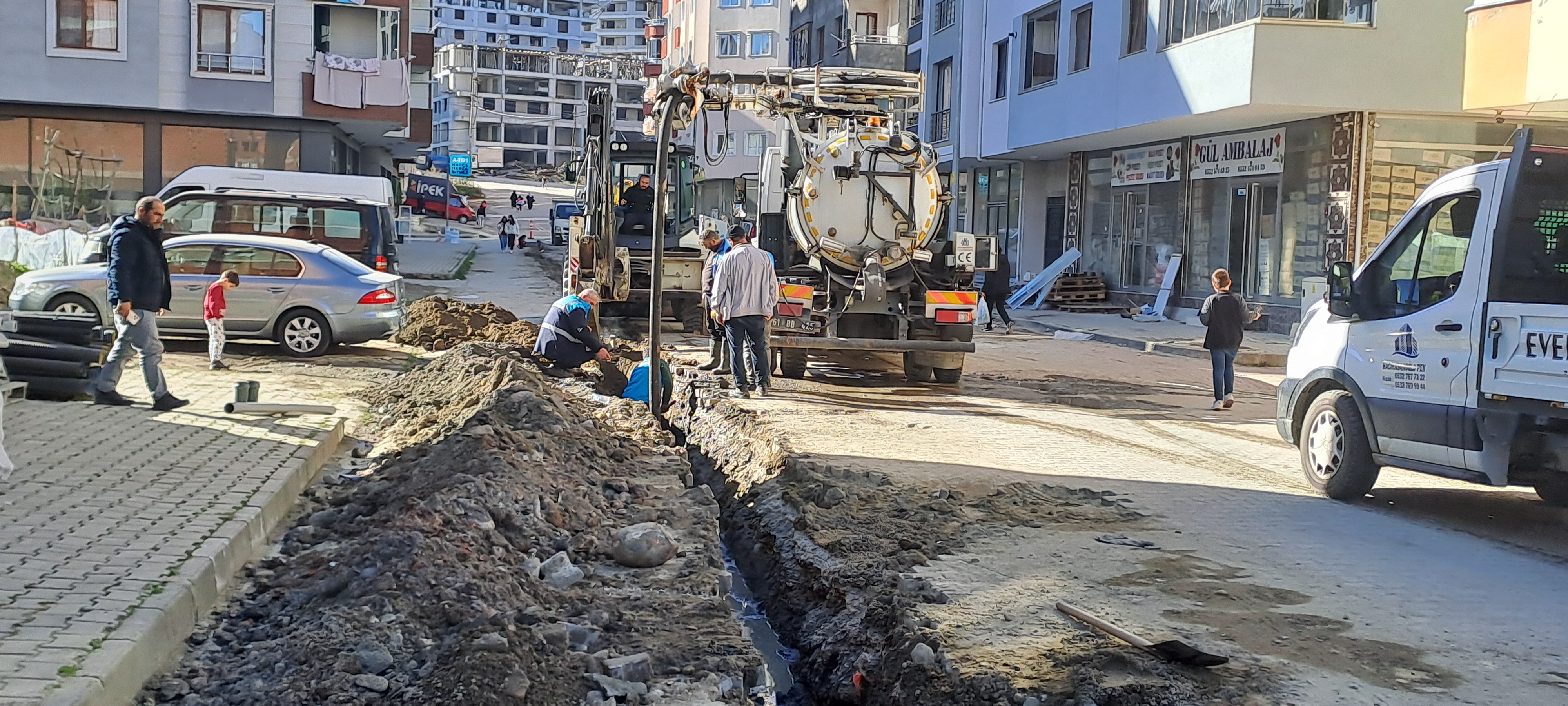 Şikayete konu olan sokak komple yeniden dizayn ediliyor