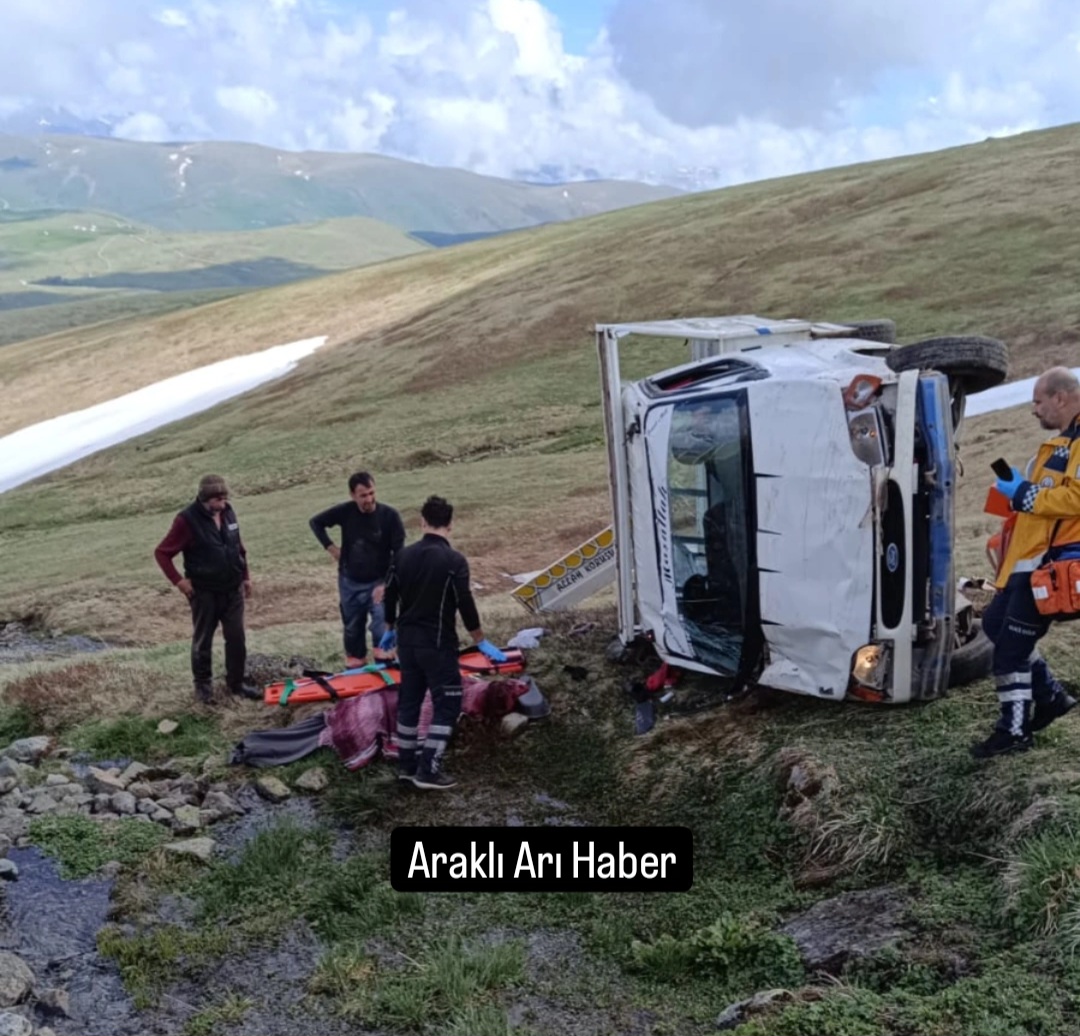 Yaylada Ölümlü Trafik Kazası! Araklılı Vatandaş Üzdü